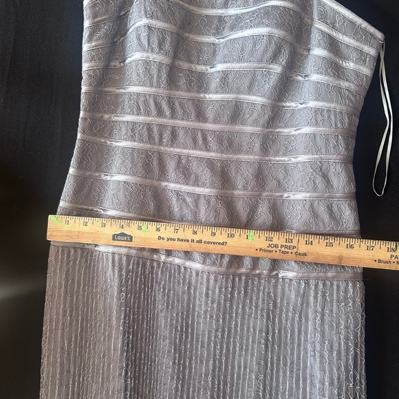 JS Collections Silver Gold Spaghetti Strap Sundress - Picture 4 of 7